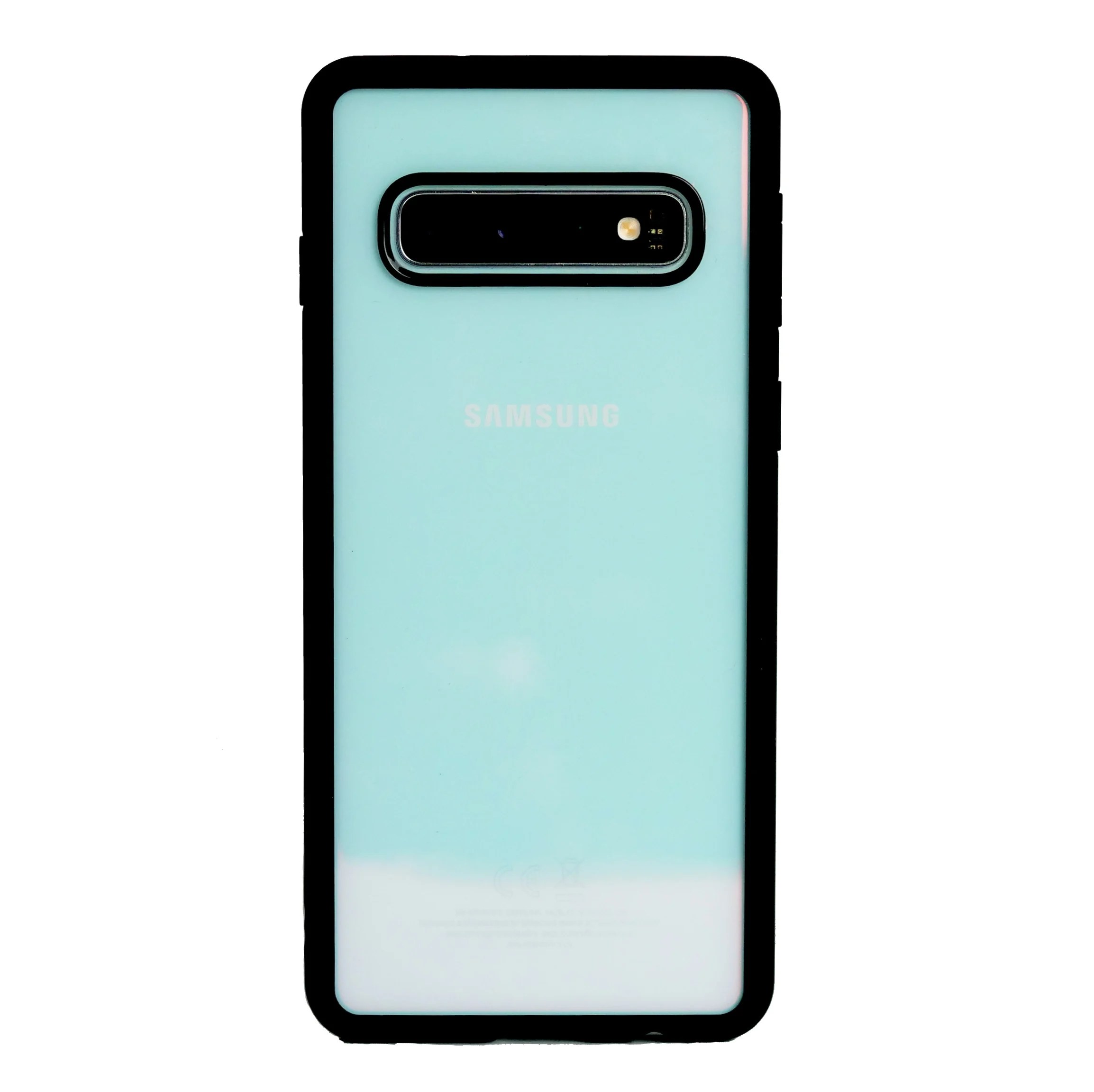 Hpory Coque de protection en silicone pour Samsung Galaxy S10 à 360° Noir