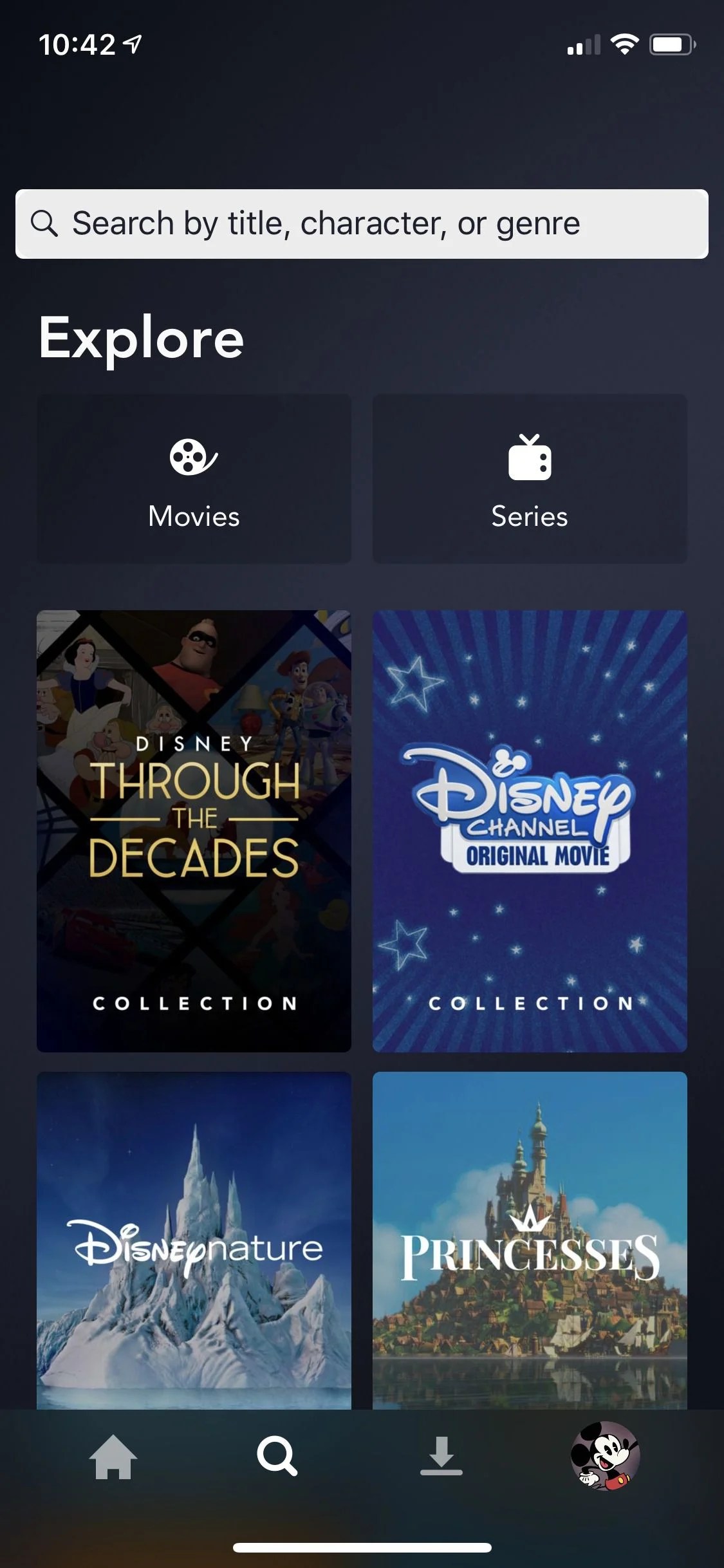 Disney Plus Android exp