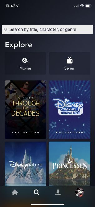 Disney Plus Android exp