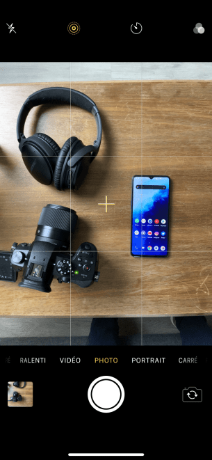 grille appareil photo ios 3