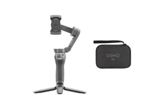 Pack-Stabilisateur-DJI-Osmo-Mobile-3-Gris-pour-smartphone-Poignee-trepied-Coffret-de-transport