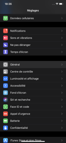 Remplacement texte iphone 1