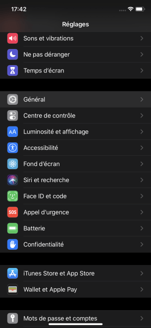 saisie gestuelle ios 1