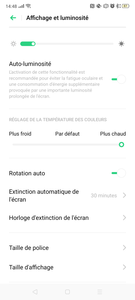 ColorOS Oppo Reno 2