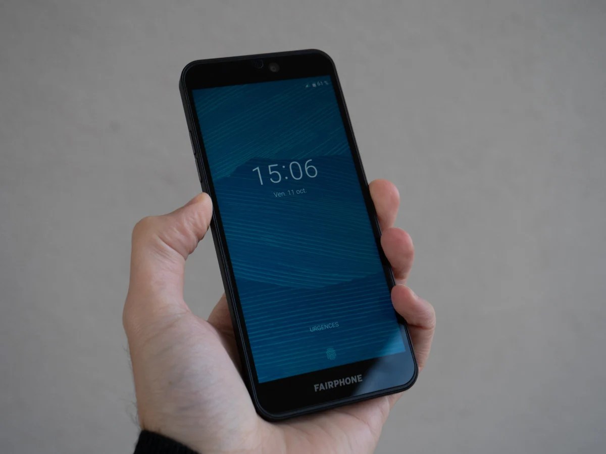 Fairphone 3 de face