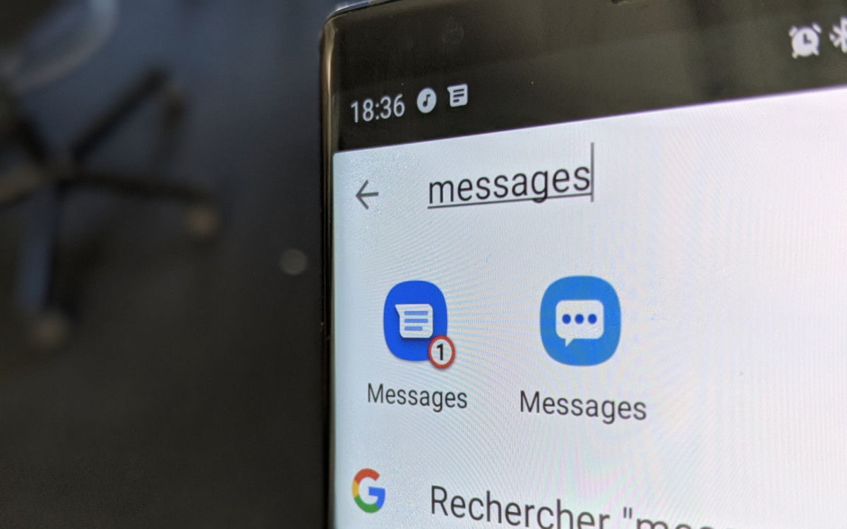 Google Messages et Samsung Messages sont tous deux compatibles avec le RCS