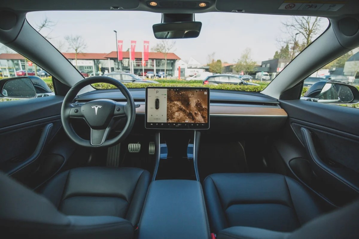 intérieur tesla