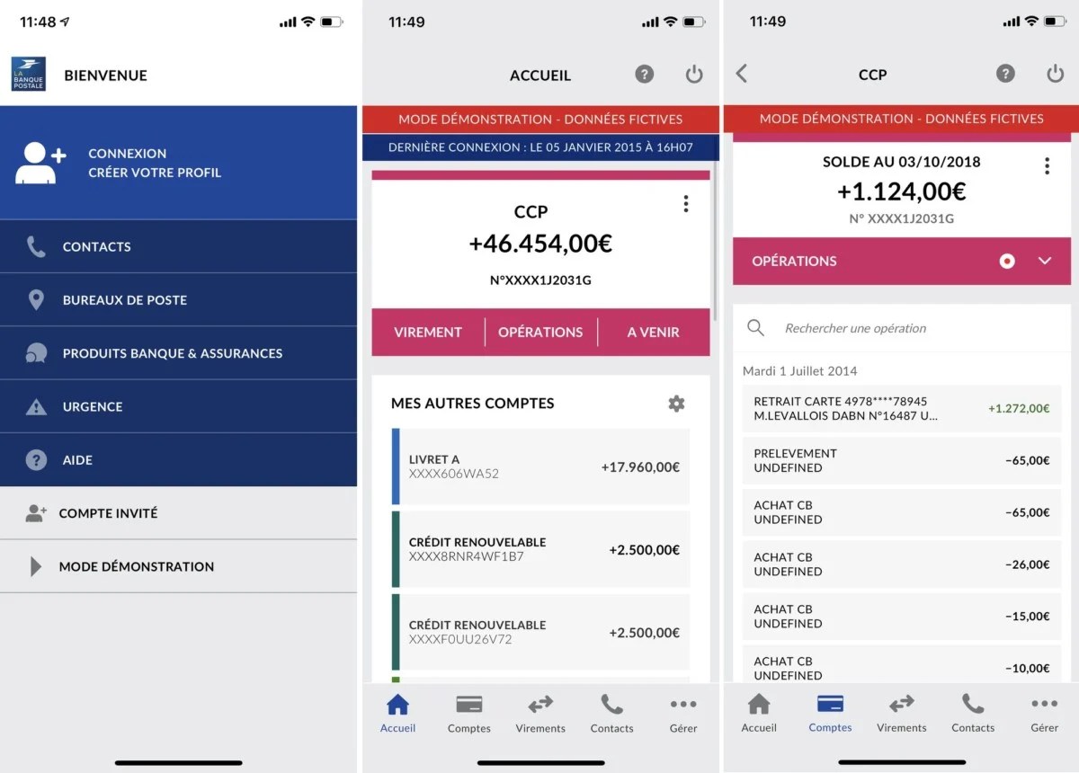 la banque postale application ios
