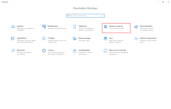 retrouver mot de passe wi-fi windows 1