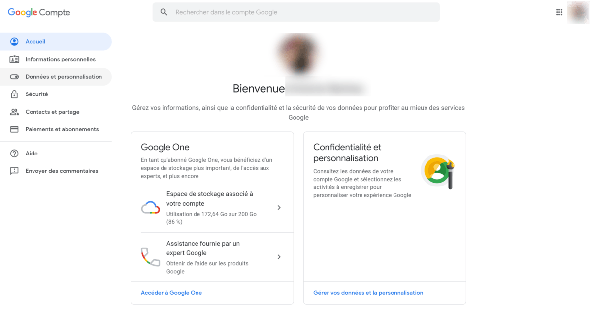 supprimer compte google 1