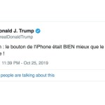 Donald Trump n’aime pas le swipe de l’iPhone et souhaite le retour du bouton d’accueil