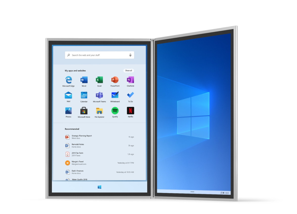 Windows 10X OS UI1