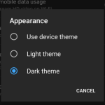 YouTube adopte enfin le thème sombre natif pour Android 10