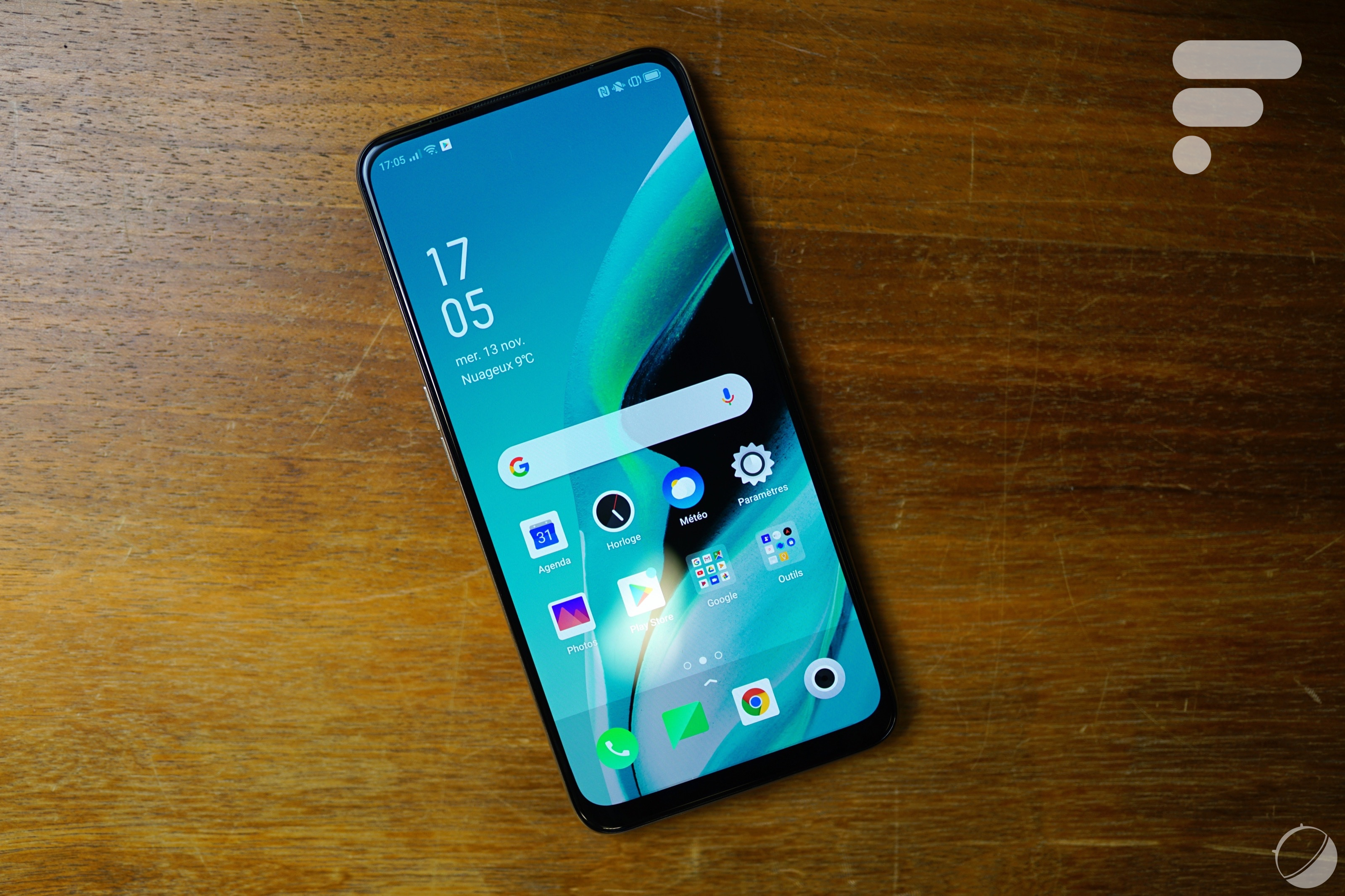 Oppo Reno 2 Z de face