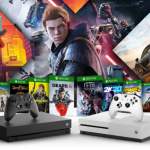 La Xbox One S (All Digital) et 3 jeux à 129 euros, la One X à 329 avec Star Wars