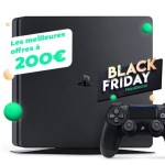 Les meilleures offres PS4 Slim à 200 euros sur Cdiscount pour le Black Friday