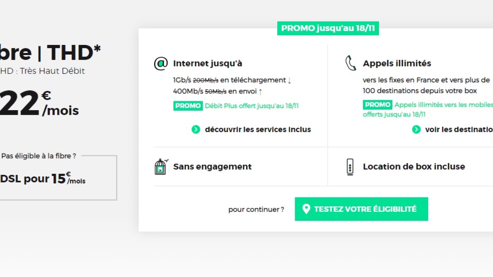 Fibre : l'offre jusqu'à 1 Gb/s à 22 euros par mois chez RED est ...