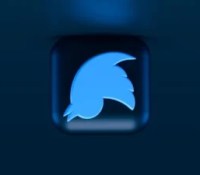 Le logo de Twitter renversé // Source : Modification d'une image d'Alexander Shatov sur Unsplash