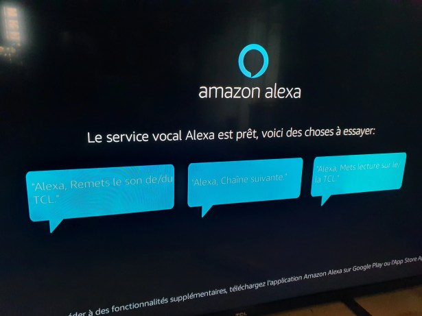 La connexion du téléviseur avec Alexa est assez simple