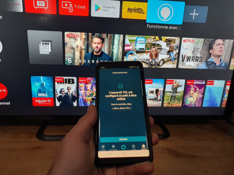 La connexion du téléviseur avec Alexa est assez simple