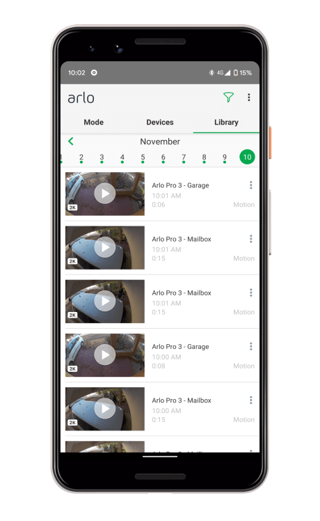 Application Arlo Pro 3 (5)