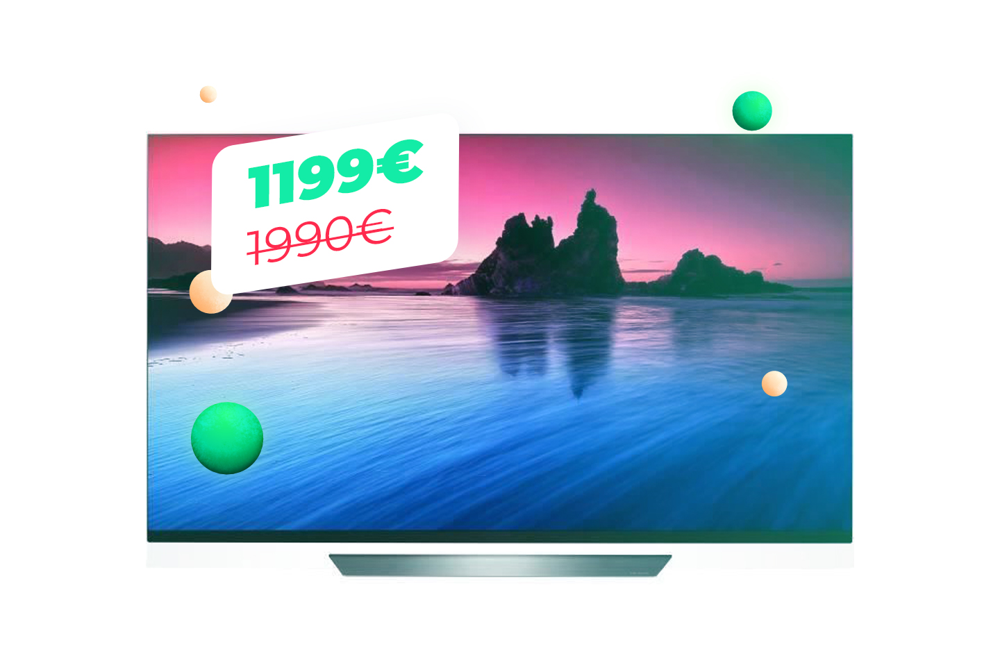 Le TV OLED LG 55E8 qui passe à 1199 euros pour le Cyber Monday