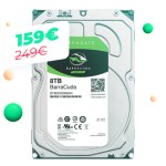 Le disque dur Seagate Barracuda 8 To à 167 euros pour le Cyber Monday Le disque dur Seagate Barracuda 8 To à 167 euros pour le Cyber Monday