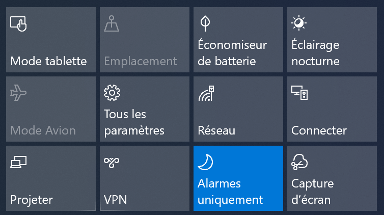 Centre notifications Windows 4