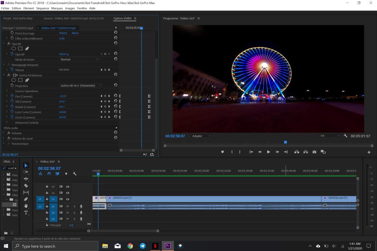 GoPro Max - Plug-in Premiere Pro