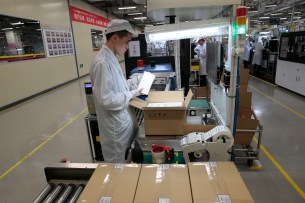 Huawei ligne de production