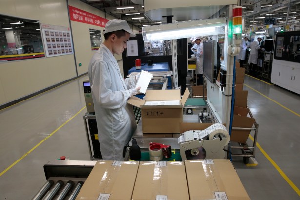 Huawei ligne de production