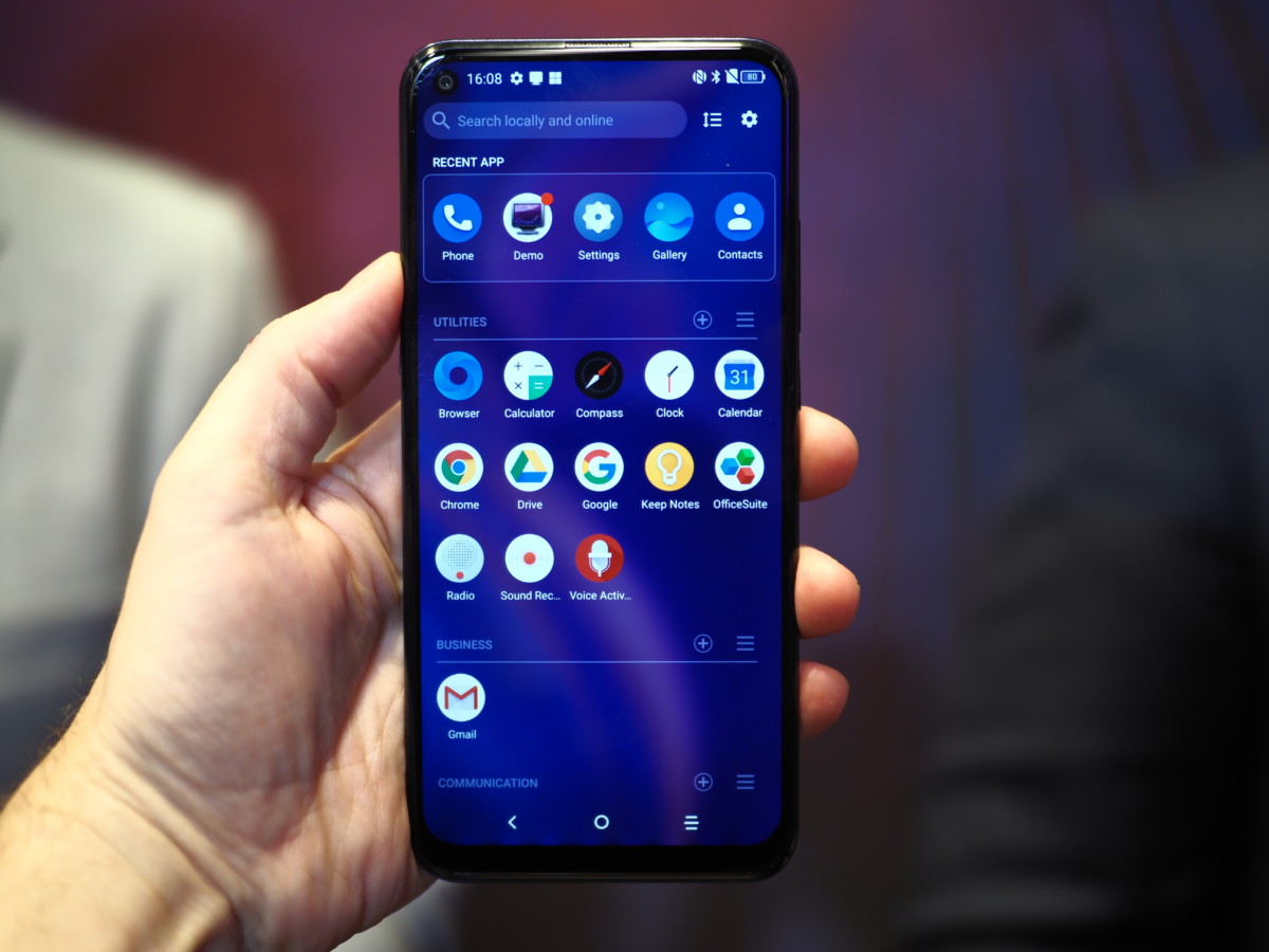 TCL 10 5G App Drawer