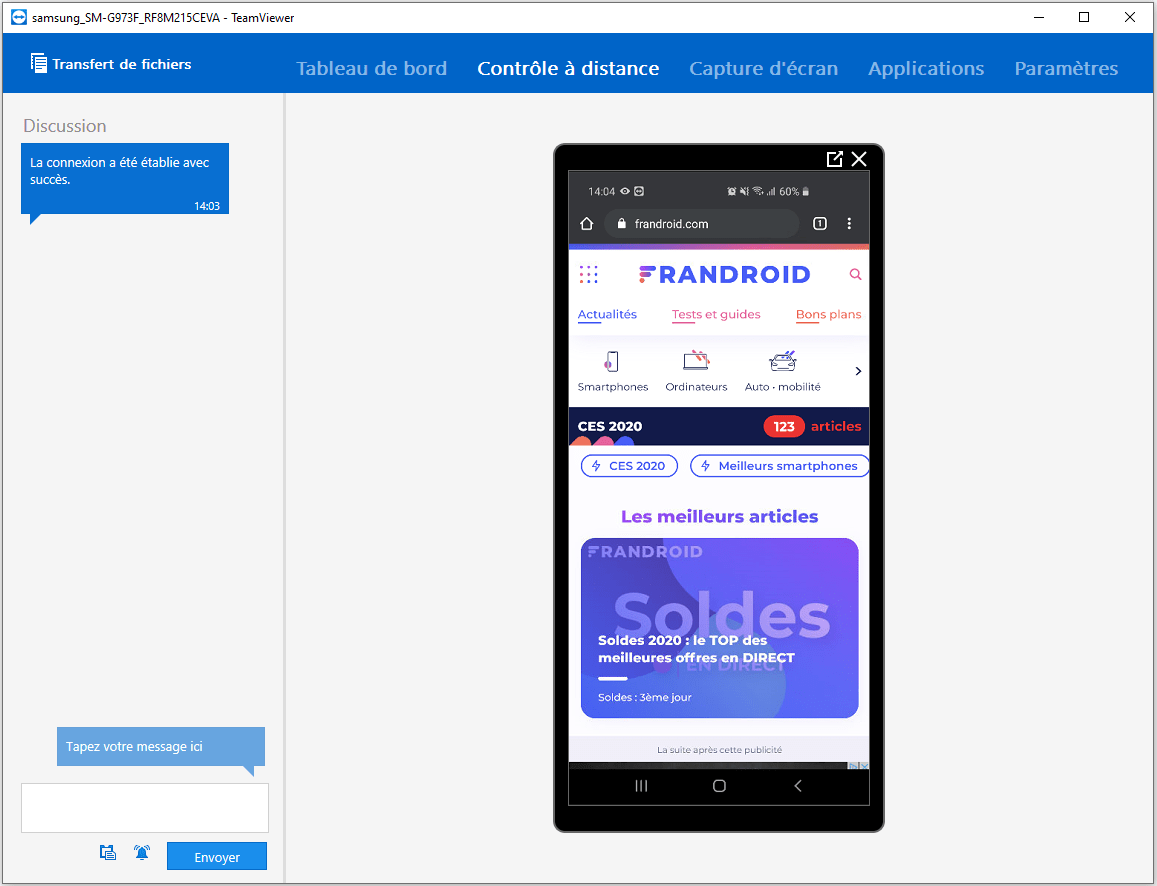 teamviewer smartphone