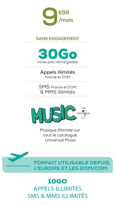 la poste mobile forfait mobile. 9-99