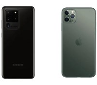 Samsung Galaxy S20 ultra vs iPhone 11 Pro Max