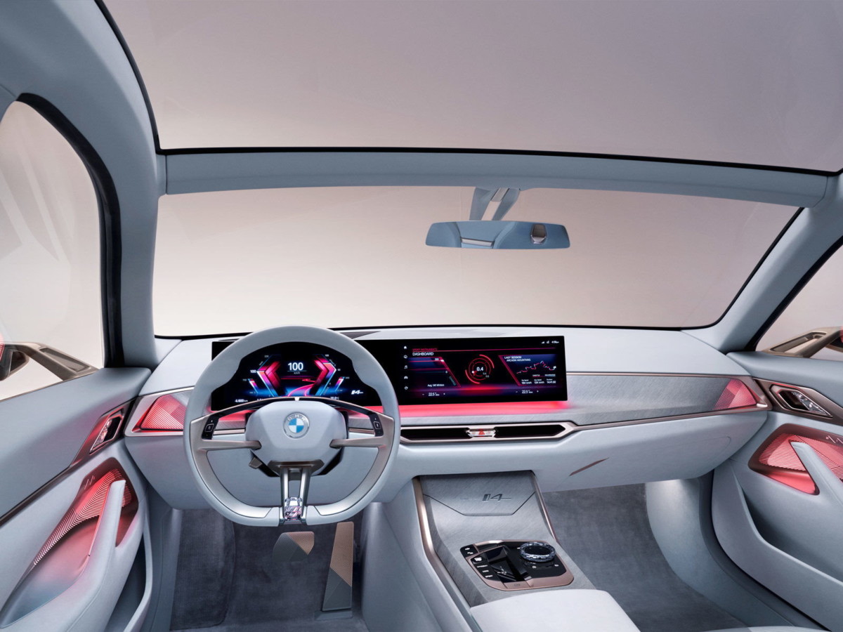 BMW i4 concept car interieur