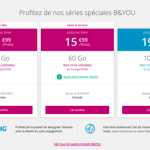 De 60 à 100 Go : voici 3 forfaits mobiles B&You en promotion, même après un an De 60 à 100 Go : voici 3 forfaits mobiles B&You en promotion, même après un an