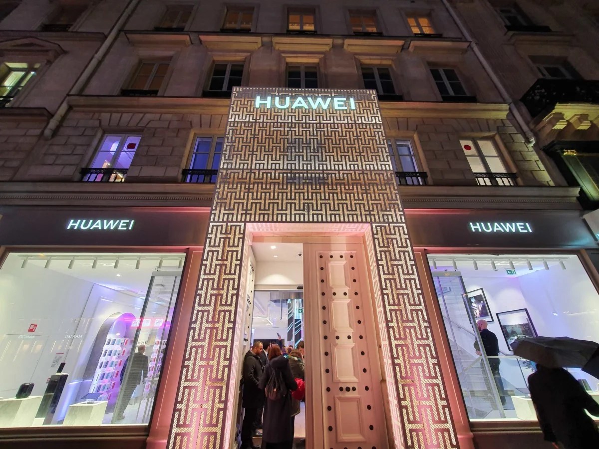 Huawei flagship store à Paris