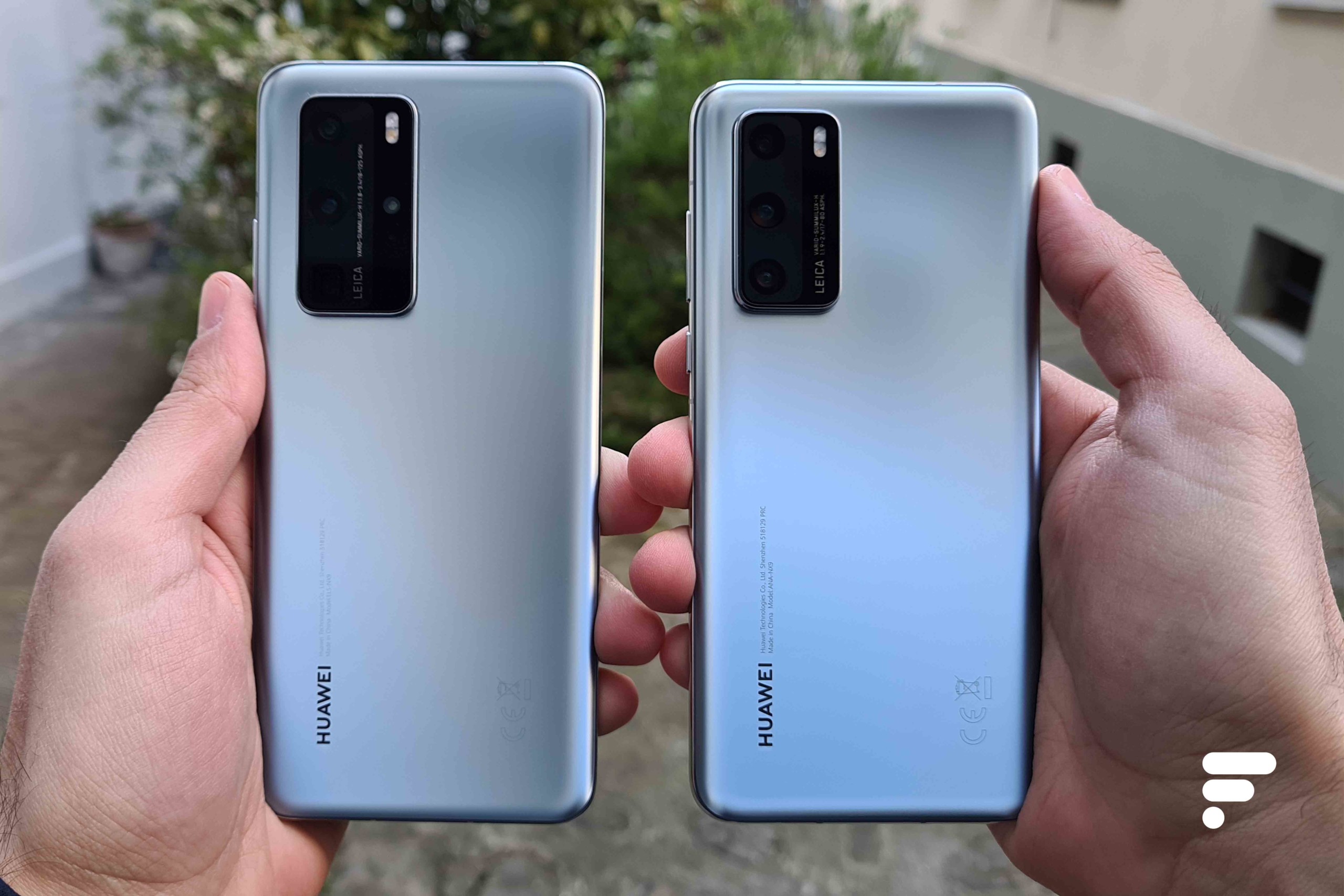 Huawei P40 Pro et Huawei P40 dos