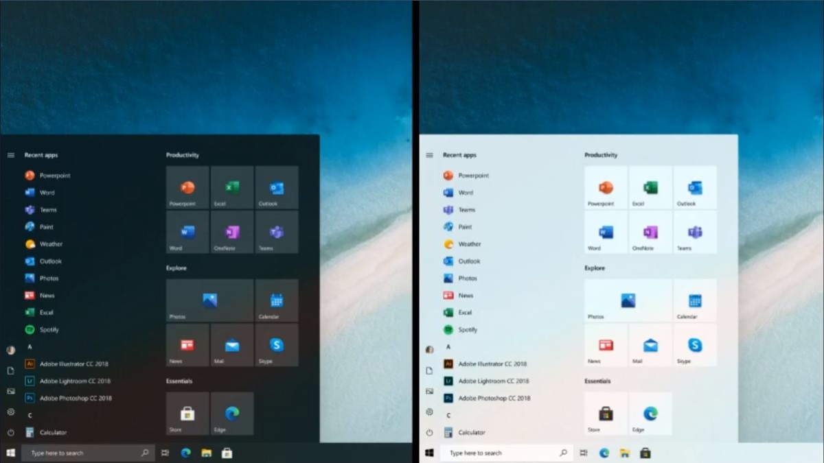 Microsoft Windows 10 nouveau menu démarrer (1)