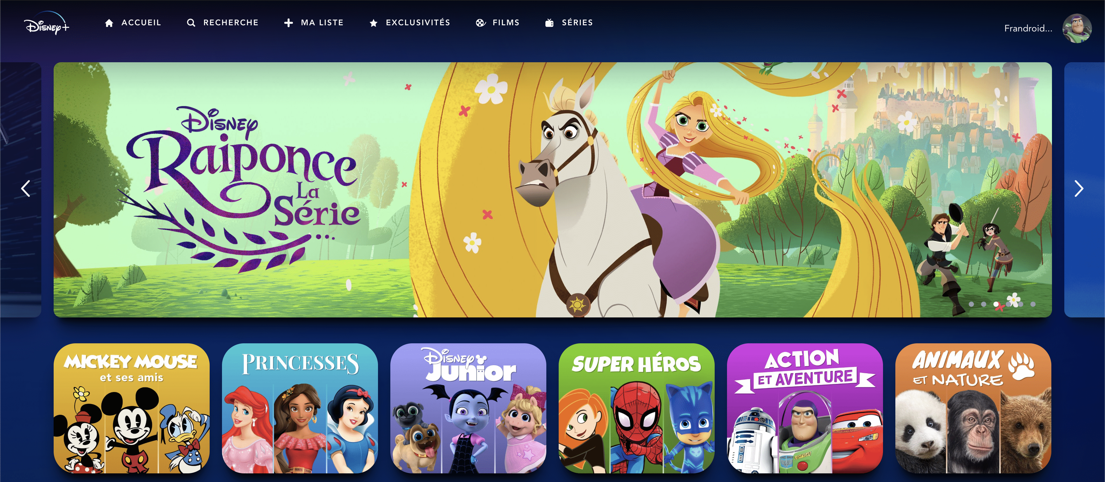 Nouveau profil disney plus 6