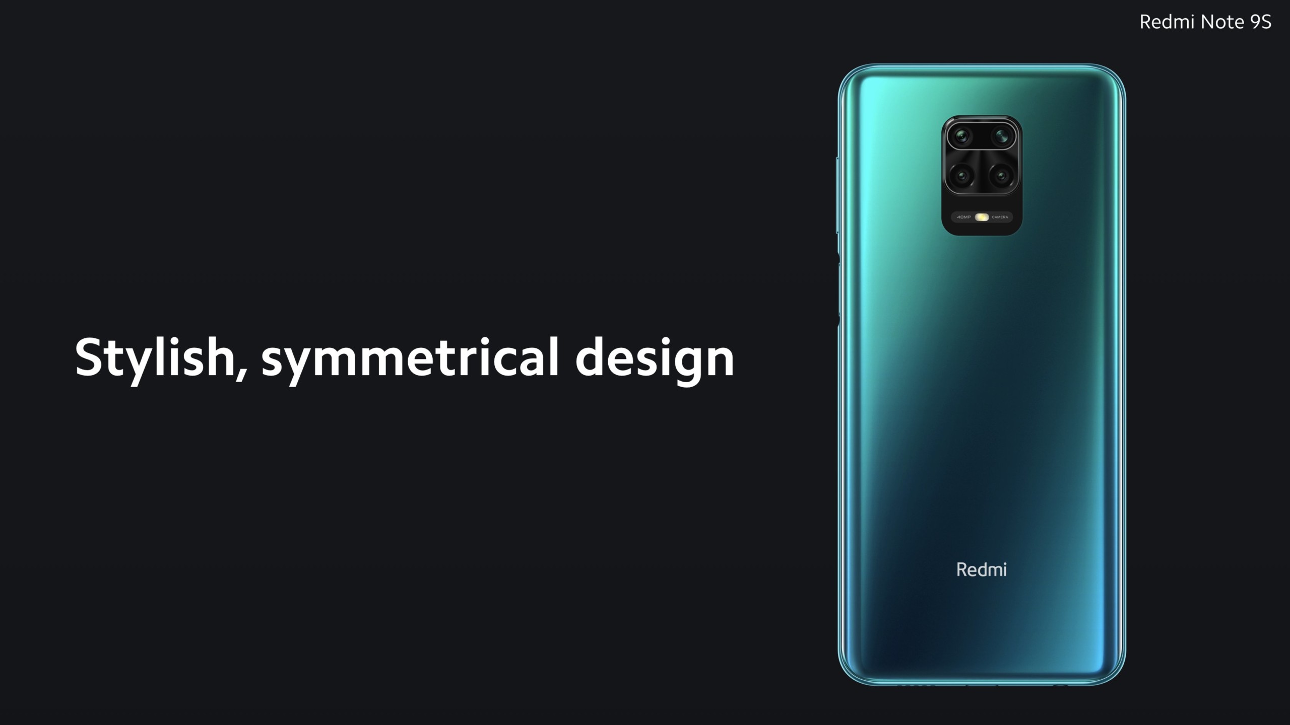 Redmi Note 9S back design