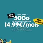 Forfait mobile : Sosh 50 Go à 14,99 euros par mois, même après un an