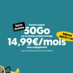 Forfait mobile : Sosh 50 Go à 14,99 euros par mois, même après un an