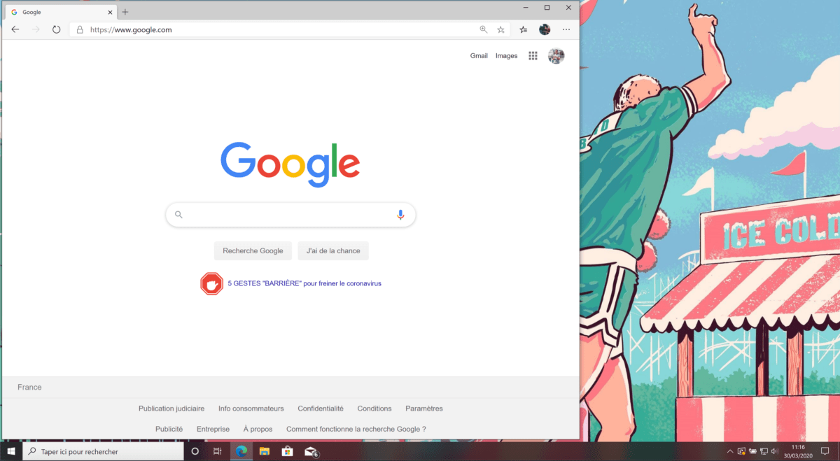 Un raccourci permet de transférer une fenêtre d'un écran à l'autre sur Windows 10