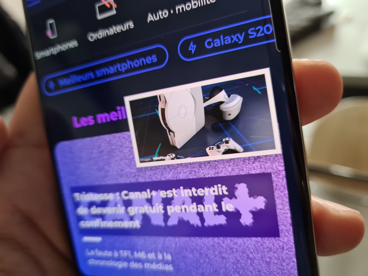 Lire une vidéo Frandroid tout en lisant Frandroid grâce au PIP