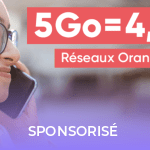 Profitez d’un forfait mobile ajustable 5 Go dès 4,99 € sur les réseaux Orange et SFR