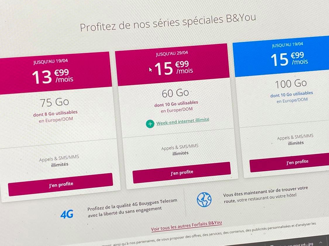 Les offres Bouygues Telecom