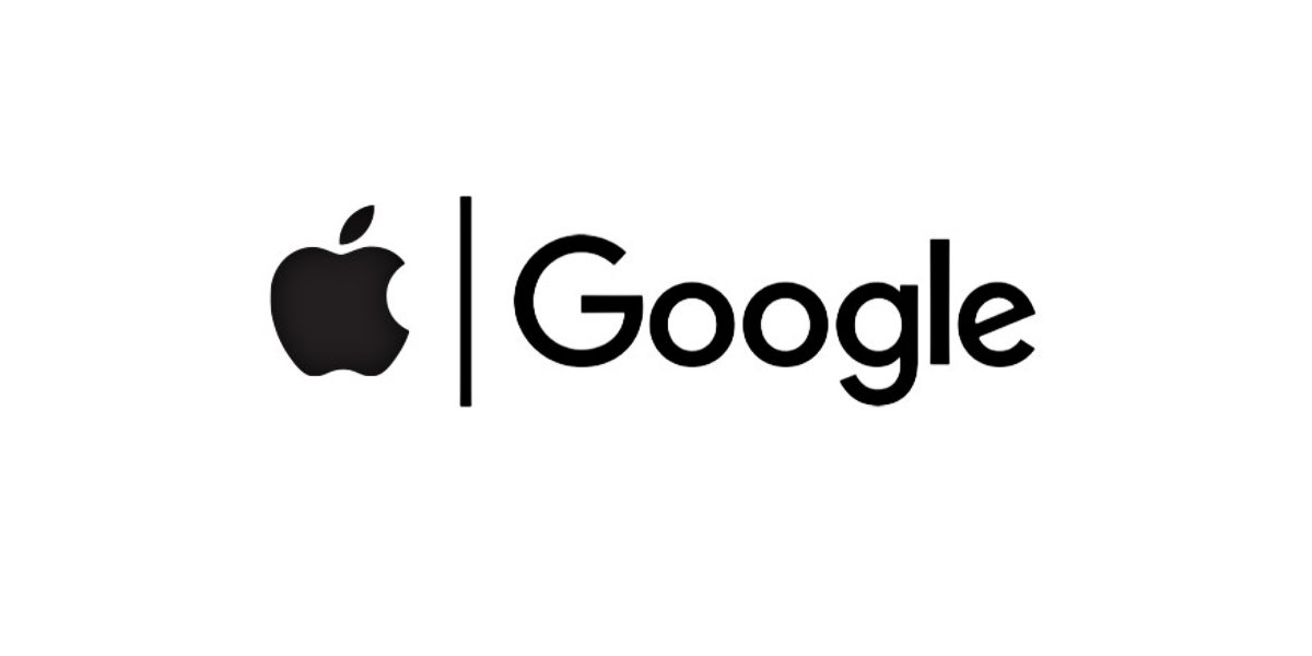 Logos Apple et Google