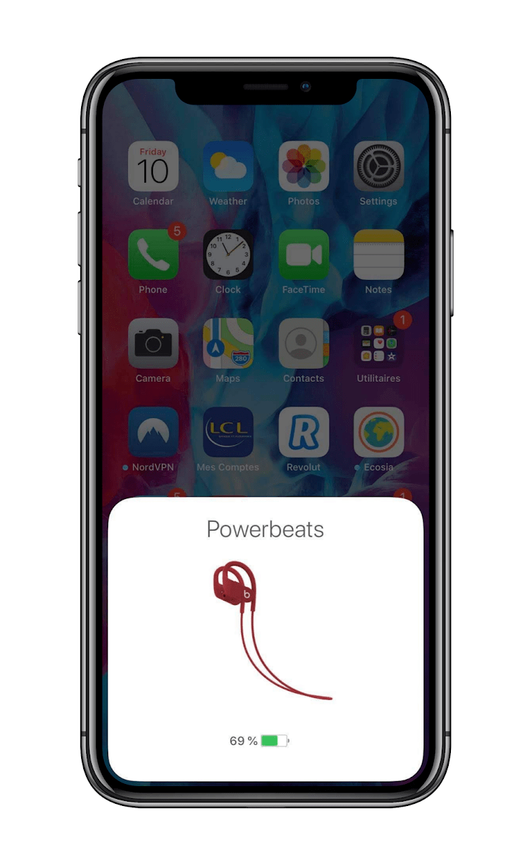 Beats Powerbeats 4 - Batterie iOS